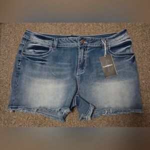 Flamingals Classic Blue Denim Shorts